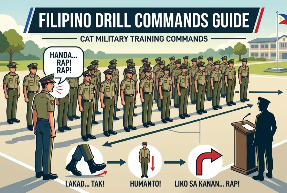 Filipino Drill Commands List