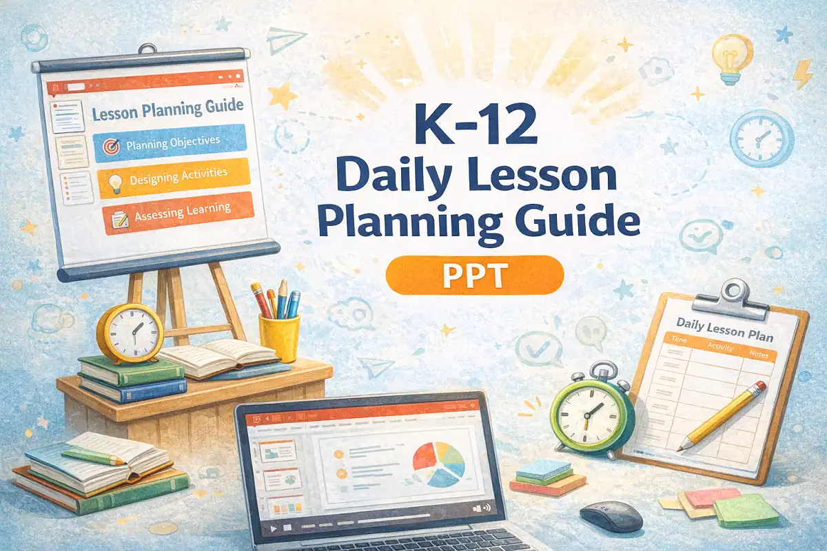 K-12 Daily Lesson Planning Guide PPT