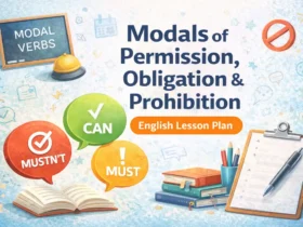Modals of Permission Obligation and Prohibition Lesson Plan for Grade 9