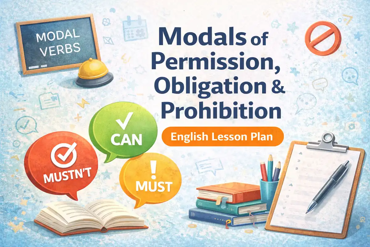 Modals of Permission Obligation and Prohibition Lesson Plan for Grade 9