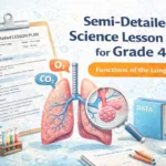 Semi-Detailed Science Lesson Plan for Grade 4