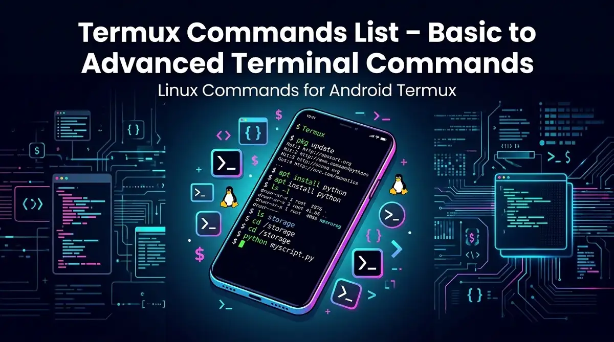Termux Commands List Basics to Advanced